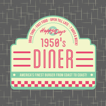 1950s Diner Style Logo Design
