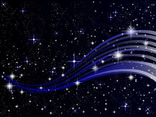 Wall Mural - 夜空　宇宙　星　背景