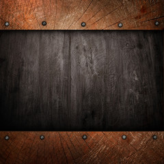 Wall Mural - old wood background