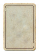 © Alis Photo - ancient isolated playing card paper empty  background with line