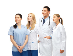 Poster - young team or group of doctors