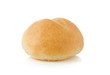 bun bread  isolated on white