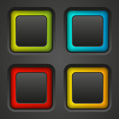 Sticker - Set of bright apps icons