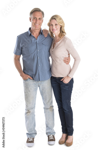 Fotografie, Obraz Mature Couple Standing With Hands In Pockets