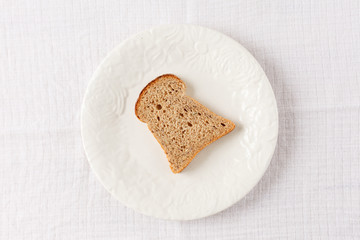 Wall Mural - Toast on the plate