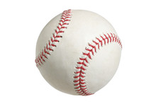 Baseball Isolated On White With Clipping Path