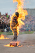 Man on fire stunt shows