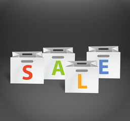 Aufkleber - Sale concept