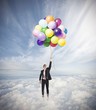 © alphaspirit - Businessman flying high