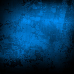 Wall Mural - blue metal plate