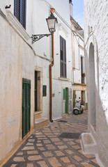 Wall Mural - Alleyway. Ceglie Messapica. Puglia. Italy.