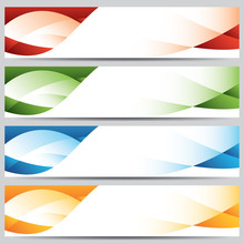 Vector Colorful Website Banners