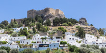 Lindos Town In Rhodes, Greece