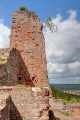 Wall Mural - chateau dans les vosges