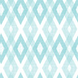 Vector pastel blue fabric ikat diamond seamless pattern