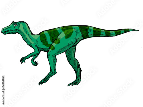 Plakat na zamówienie allosaurus