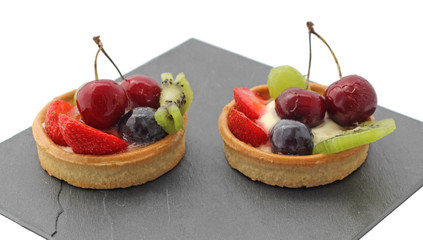 2 tartelettes aux fruits