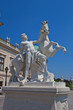© joymsk - Man and a horse sculpture of Belvedere palace. Vienna, Austria
