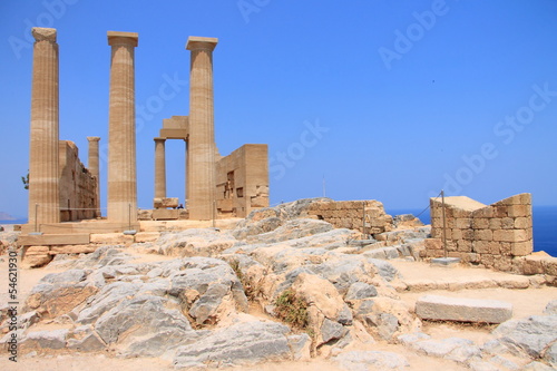 Fototapeta na wymiar Akropolis von Líndos