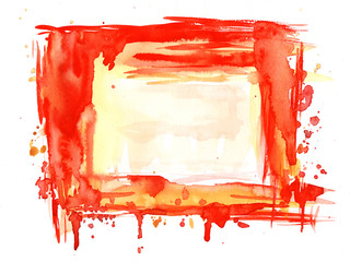 Canvas Print - Red frame