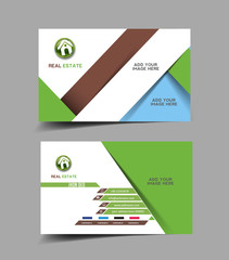 Wall Mural - vector business card set