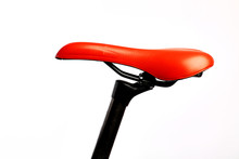 Red Bicycle Saddle