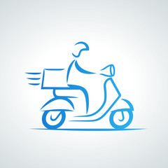 Fotobehang - scooter logo 2013_07 - 02