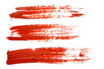 Wall Mural - Red brush strokes