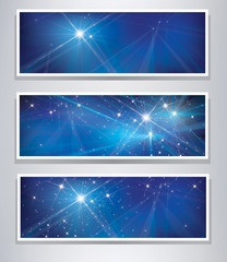 Wall Mural - vector set of banners for design.