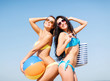 © Syda Productions - girls with ball on the beach