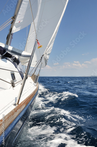 Fototapeta na wymiar Sailing