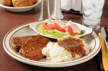 Canvas Print - Meatloaf dinner