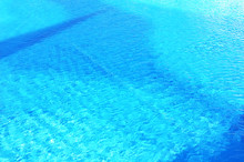 Blue  Water In Swimming Pool