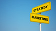 © xtock - Strategy and Marketing Signpost with Clipping Path