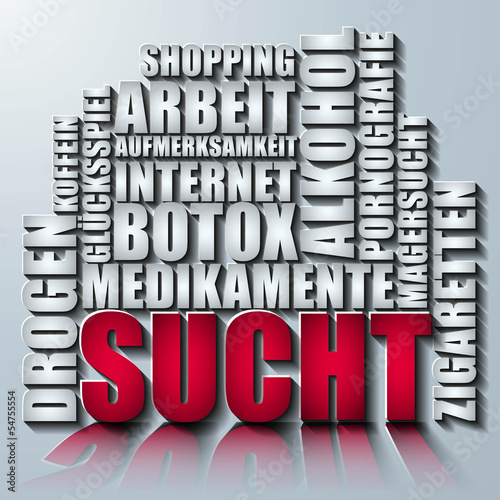 Suchtarten Infografik Adobe Stock