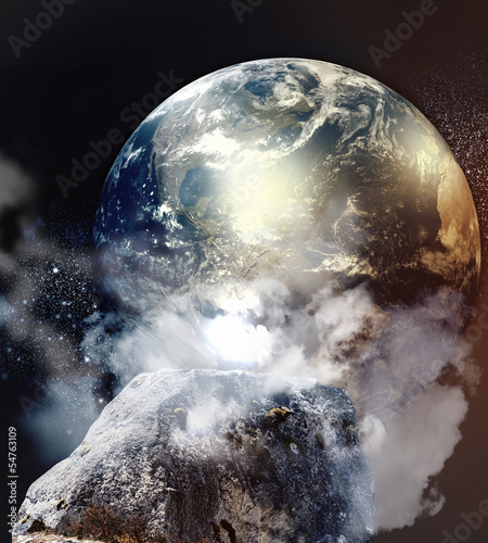 Naklejki kosmos obraz-planet-w-kosmosie