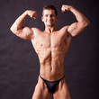 © Csák István - young bodybuilder posing
