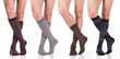 collection of man socks on foot