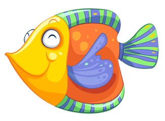 Poster - A happy fish