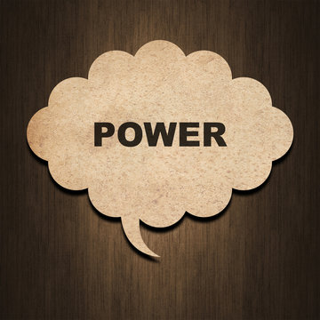 speech bubble paper