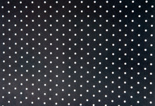 Black And White Dots Fabric Background