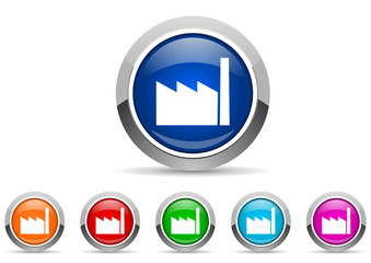 Poster - industry icon set