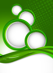 Aufkleber - Abstract green background