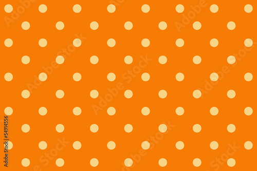 Dekoracja na wymiar  kropka-na-pomaranczowym-tle