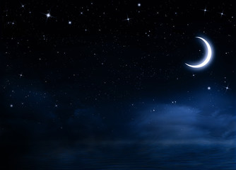 Wall Mural - nightly sky with stars