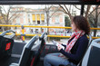 © Pavel Losevsky - Young beautiful woman in tourist bus near Prado