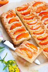 Poster - apricot tart