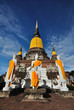 Buddha Statue at Wat Yai Chaimongkol, Ayutthaya, Thailand
