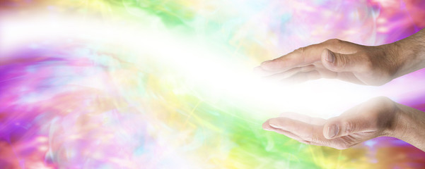Canvas Print - male healer website header