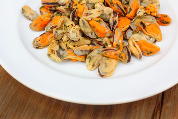 Sticker - Cooked mussels